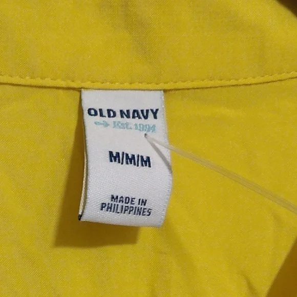 SALE! NWT Old Navy Rayon Yellow Tunic 💛 Sz.M (BX14) - Picture 5 of 9